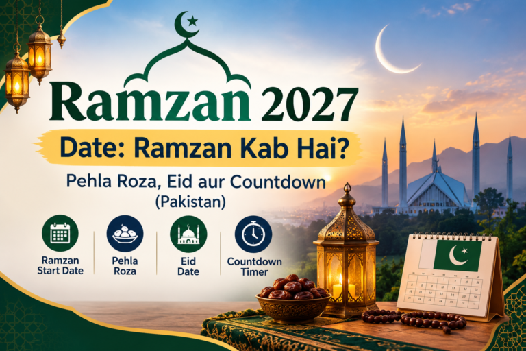 Ramzan 2027 Date: Ramzan Kab Hai? Pehla Roza, Eid aur Countdown (Pakistan)
