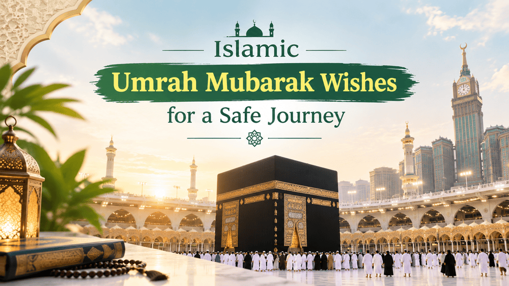 Islamic Umrah Mubarak Wishes for a Safe Journey